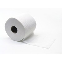 Рулонная туалетная бумага белая